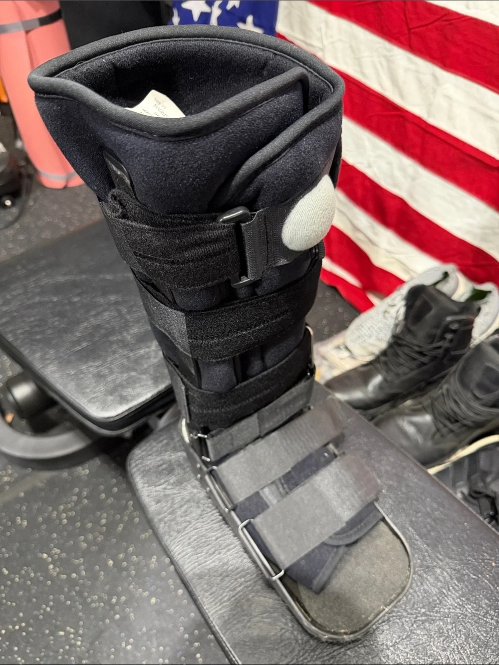 DJO Men's Black Medical Walking Boot - Supportive Post-Op Boot